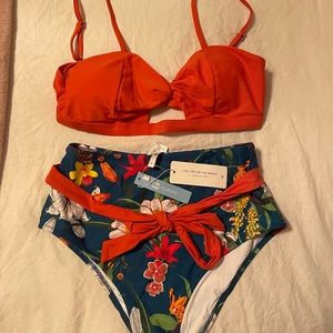 NEW Cupshe 2 pc bathing suit. Size M